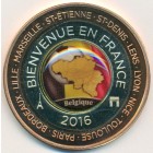 Франция, жетон 2016 год (PROOF)