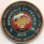 Франция, жетон 2016 год (PROOF)