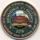 Франция, жетон 2016 год (PROOF)