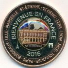 Франция, жетон 2016 год (PROOF)