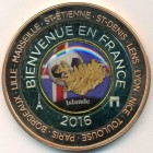 Франция, жетон 2016 год (PROOF)