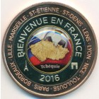 Франция, жетон 2016 год (PROOF)
