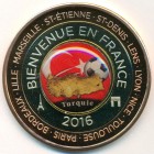Франция, жетон 2016 год (PROOF)