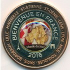 Франция, жетон 2016 год (PROOF)
