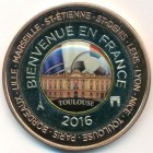 Франция, жетон 2016 год (PROOF)