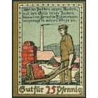 Германия, 25 пфеннигов 1921 год НОТГЕЛЬД