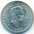 Колумбия, 20 сентаво 1963 год (UNC)
