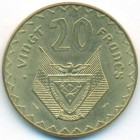 Руанда, 20 франков 1977 год (UNC)