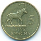 Замбия, 5 квач 1992 год (UNC)
