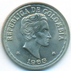 Колумбия, 20 сентаво 1963 год (UNC)