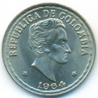 Колумбия, 20 сентаво 1964 год (UNC)