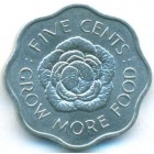 Сейшельские острова, 5 центов 1972 год (UNC)