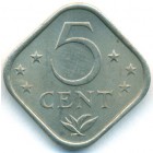Нидерландские Антилы, 5 центов 1971 год (UNC)