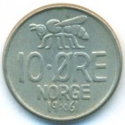 Норвегия, 10 эре 1961 год (AU)