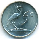 ЮАР, 5 центов 1971 год (UNC)