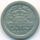 Нидерланды, 5 центов 1908 год