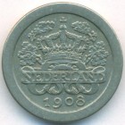 Нидерланды, 5 центов 1908 год