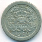 Нидерланды, 5 центов 1908 год