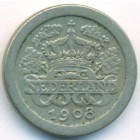 Нидерланды, 5 центов 1908 год
