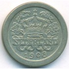 Нидерланды, 5 центов 1908 год