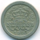 Нидерланды, 5 центов 1908 год