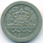 Нидерланды, 5 центов 1908 год