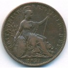 Великобритания, 1 фартинг 1821 год