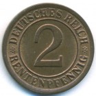 Веймарская республика, 2 рентенпфеннига 1924 год E (UNC)