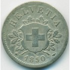 Швейцария, 10 раппенов 1850 год