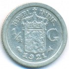 Нидерландская Восточная Индия, 1/4 гульдена 1921 год