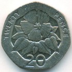 Острова Святой Елены и Вознесения, 20 пенсов 1998 год (UNC)