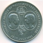 Остров Святой Елены, 25 пенсов 1981 год (UNC)