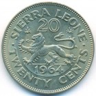 Сьерра-Леоне, 20 центов 1964 год (UNC)