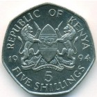 Кения, 5 шиллингов 1994 год (UNC)