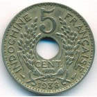 Французский Индокитай, 5 центов 1938 год