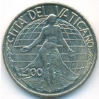 Ватикан, 100 лир 1998 год (UNC)