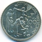 Ватикан, 100 лир 1996 год (UNC)