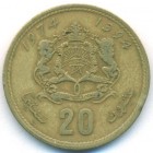 Марокко, 20 сантимов 1974 год