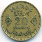 Марокко, 20 франков 1951 год