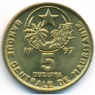 Мавритания, 5 угий 1997 год (UNC)