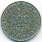 Западно-Африканские Штаты, 100 франков 1967 год