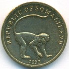 Сомалиленд, 10 шиллингов 2002 год (UNC)