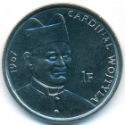 Конго (ДРК), 1 франк 2004 год (UNC)