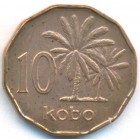 Нигерия, 10 кобо 1991 год (UNC)