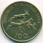 Танзания, 100 шиллингов 1994 год (UNC)