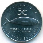Намибия, 5 центов 2000 год (UNC)