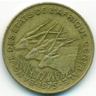 Центральные Африканские Штаты, 25 франков 1975 год