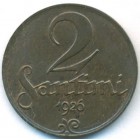 Латвия, 2 сантима 1926 год