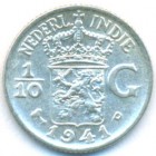 Нидерландская Восточная Индия, 1/10 гульдена 1941 год P (UNC)