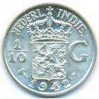 Нидерландская Восточная Индия, 1/10 гульдена 1942 год S (UNC)